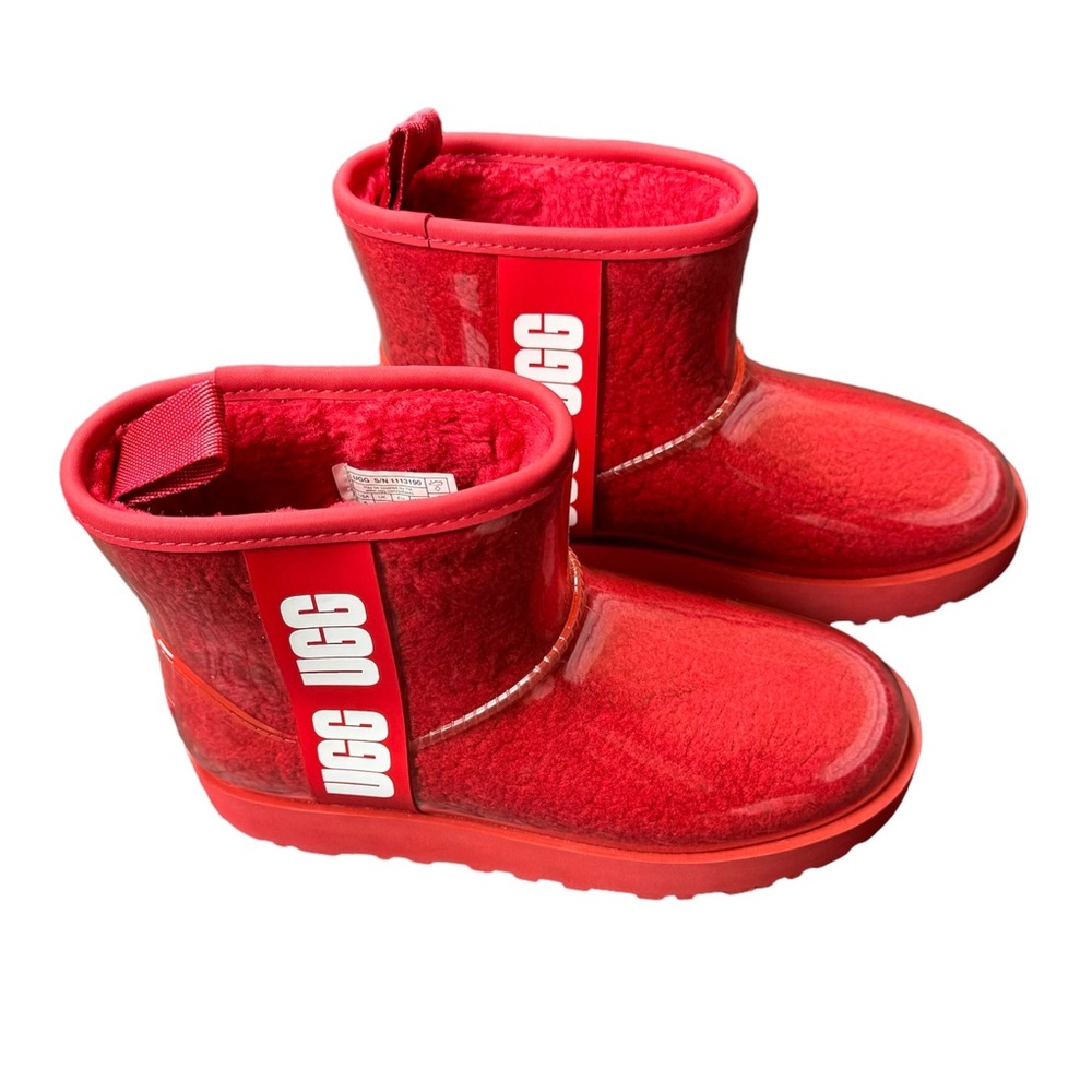 UGG Waterproof Mini Red Boots Size 6